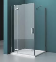 Душевая кабина BelBagno Kraft 120x90 прозрачное стекло, хром левый, KRAFT-AH-12-120/90-C-Cr-L