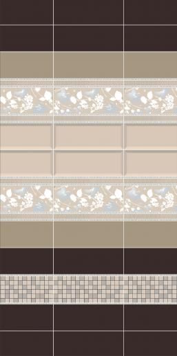 Плитка Kerama Marazzi Вилланелла 15х40 коричневый 15072 N