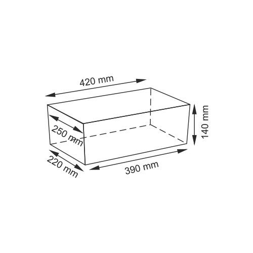 Корзина WasserKRAFT Lossa WB-120, WB-120-L