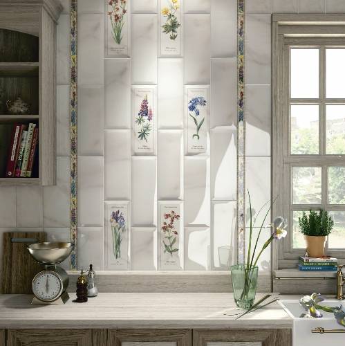 Плитка настенная Kerama Marazzi Ноттингем 15х40 светлый 15028