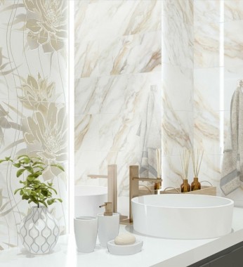 Керамическая плитка настенная Eletto Ceramica CALACATTA ORO STRUTTURA 24,2х70 1с, 508181101