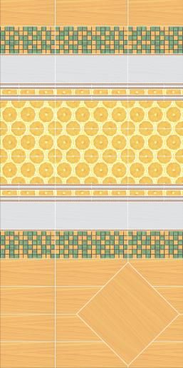Декор Kerama Marazzi Салерно 15х40 мозаичный 171\15039