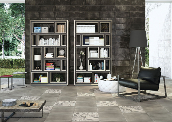 Керамическая плитка настенная CIFRE ceramica DECOR MONTBIANC BLUE RG BRILLU 20X50