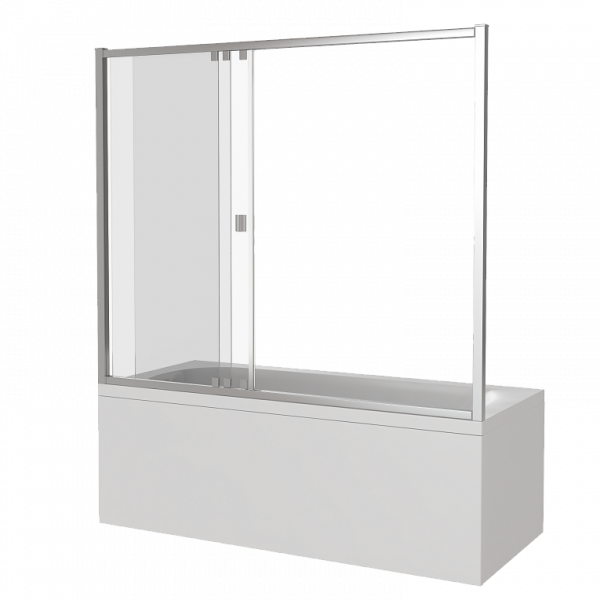 Шторка для ванны Bas SCREEN WTW-140-G-CH