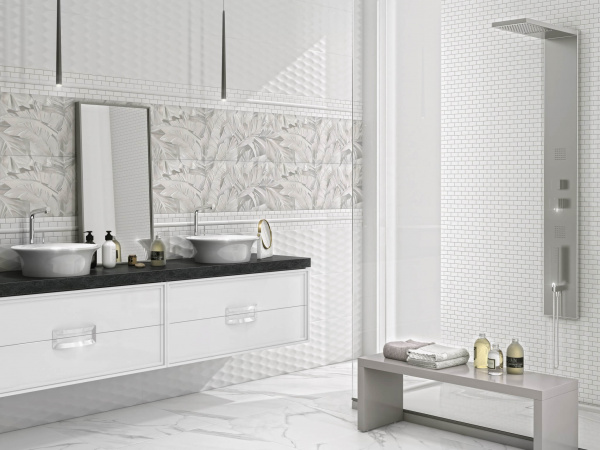 Бордюр Kerama Marazzi Турнон белый мат 30х2,5х19, SPA033R