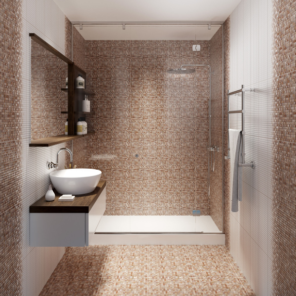 Керамическая плитка настенная Cersanit Хаммам (Hammam) рельеф белый 20х44, HAG051