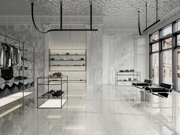Керамическая плитка настенная Kerama Marazzi Белем структура серый светлый глянц 30х89, 13111R