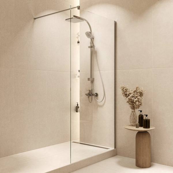 Душевая колонна Kerama Marazzi Fonte/Фонте на 2 потока без смесителя, хром, FO.102.KM.CR