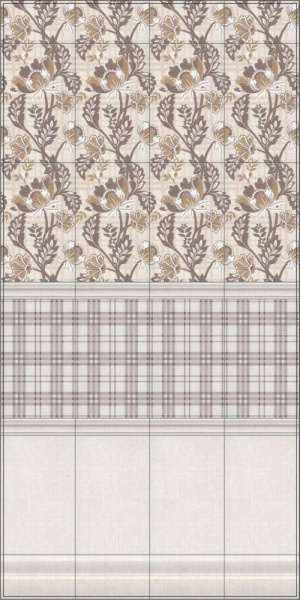 Плинтус Kerama Marazzi Трокадеро 25х15 коричневый FMB013
