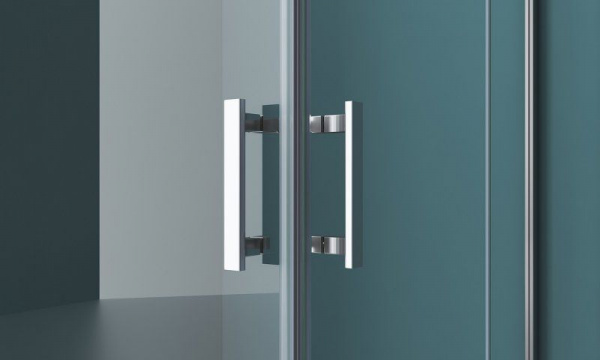 Душевая кабина BelBagno Kraft 120x80 прозрачное стекло, хром правый, KRAFT-AH-22-120/80-C-Cr-R