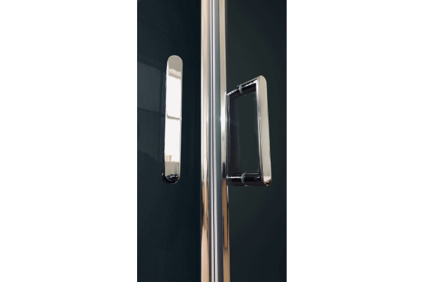 Душевая кабина Royal Bath 100х80х200, прозрачное стекло, хромированный профиль,  левый, RB 8100ВP-T-