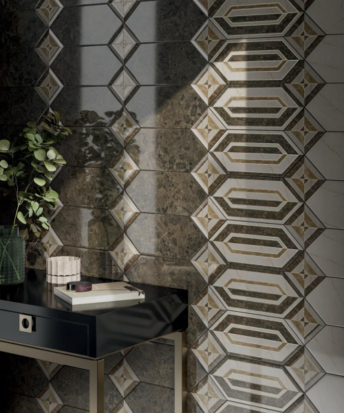 Декор Kerama Marazzi Бикуш глянц 14х34, HGD\A473\35003