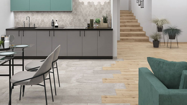 Керамогранит Cersanit Лофтхаус (Lofthouse) темно серый 29,7х59,8, LS4O402