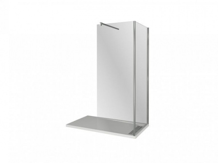 Душевая стенка Bas WALK IN SP+P-100-C-CH