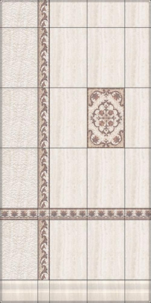 Плитка настенная Kerama Marazzi Пантеон 25х40 беж структура 6338