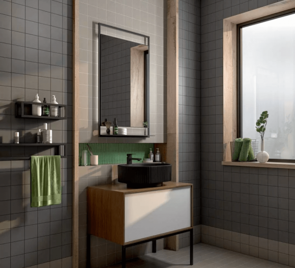 Керамогранит Kerama Marazzi Агуста серый темный натуральный 9,8х9,8, 1331S