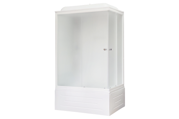 Гидромассажный бокс Royal Bath 120х80х217, белое/матовое стекло, белый профиль, левая, RB 8120BP5-WC
