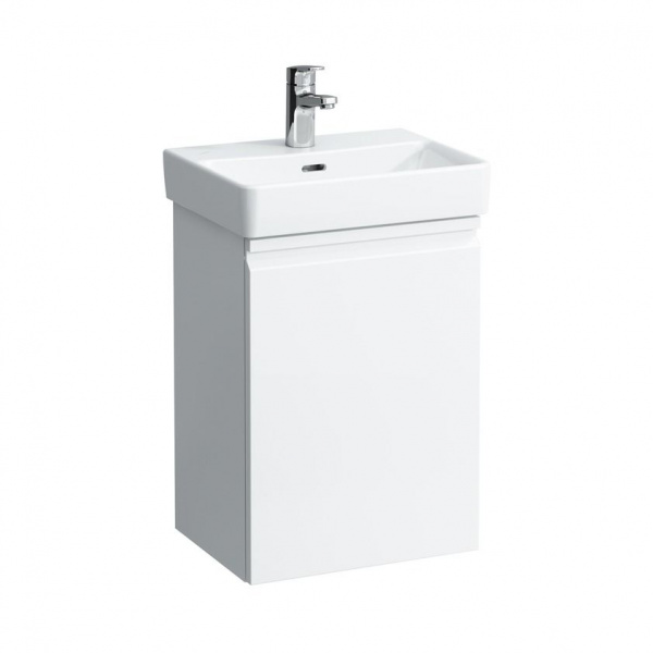 PRO S мини-раковина 450x340mm, 1 отв. для смесителя по центру, цвет белый 8.1596.1.000.104.1