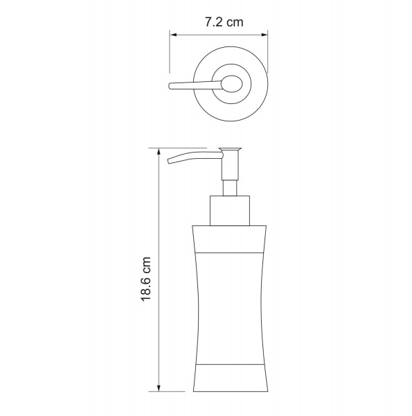 Дозатор WasserKRAFT K-7500, K-7599