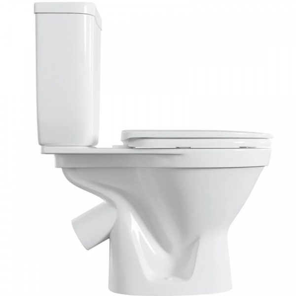 Унитаз-компакт Vitra  Norm Blanc, с крышкой термопласт, микролифт, белый, 9837B099-7201
