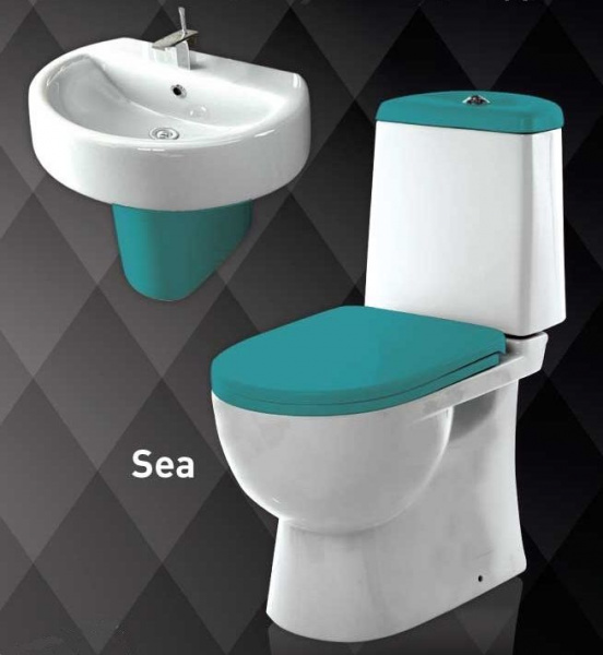 Полупьедестал Sanita Luxe BEST Бирюзовый, BSTSLSP04
