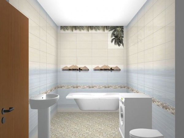 Декор Alma Ceramica Дель Мар / Del Mare 249*500, DWU09DLM604