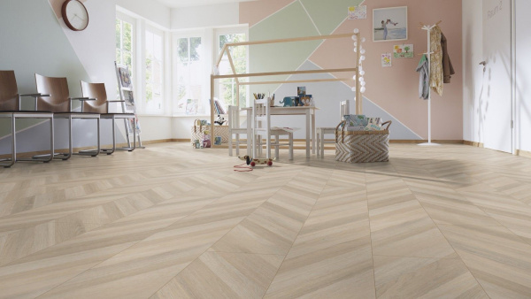 Ламинат Kronotex Exquisit  Plus  Дуб Шеврон 1380х244 мм, D4698