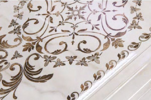Декор Kerama Marazzi Милан Греппи белый мозаичный 45x37,5x10, T017\14003