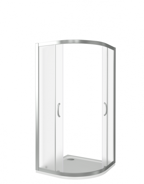 Душевая кабина Bas INFINITY R-100-G-CH, матовое стекло, без поддона
