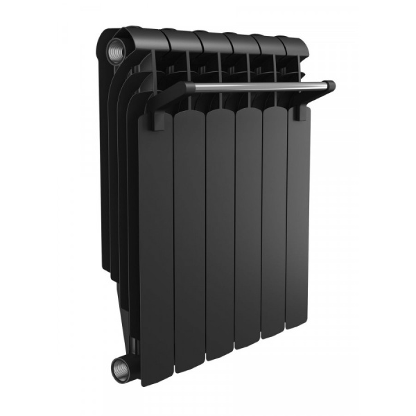 Полотенцедержатель на 6 секц. Royal Thermo 16х415 мм, черный, RT415-03