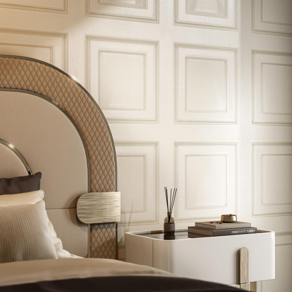 Обои виниловые Kerama Marazzi Буазери мотив, чёрный, KM6705
