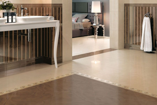 Бордюр напольный Atlas Concorde Vesta Beige Lappato 7,2х60х1