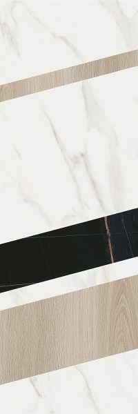 Декор Kerama Marazzi Бертран 1 микс 40x120, ID129