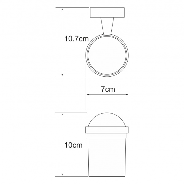 Стакан WasserKRAFT Isen K-4000, K-4028