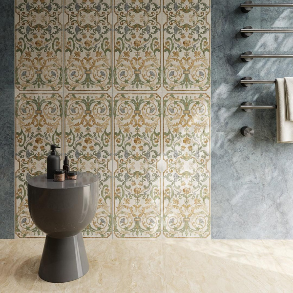 Декор Kerama Marazzi Эвора синий светлый глянц 30х89,5, OS\D214\13117R