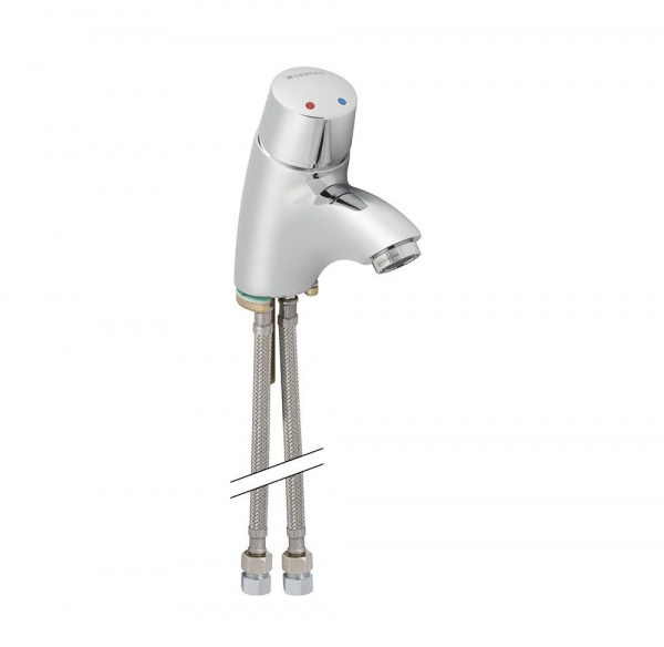 Кран-смеситель Geberit HyTouch26 нажимной порционный, 115.721.21.1