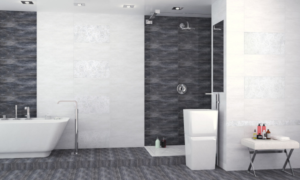 Бордюр Azori Pandora Latte Geometry 63*7.5, 585741002