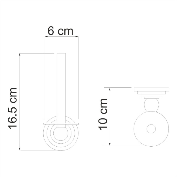 Держатель запасного рулона WasserKRAFT Ammer K-7000, K-7097