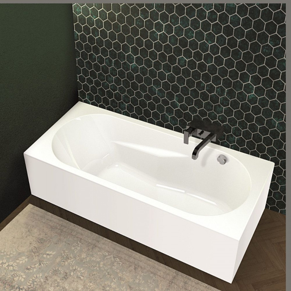 Ванна акриловая Riho LAZY RIGHT - PLUG & PLAY 170x75, BD7900500000000