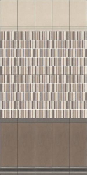 Плинтус Kerama Marazzi Параллель коричневый 20x10, FMC015