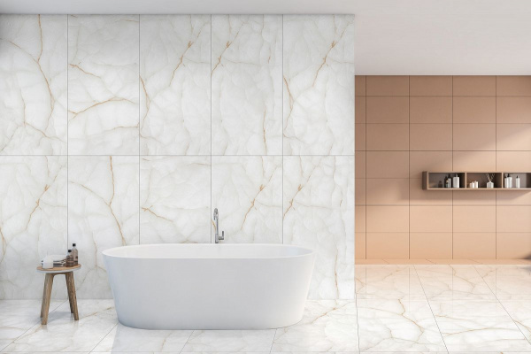 Керамогранит Azario Оникс Вайт 60*120 glossy, F4020821120G