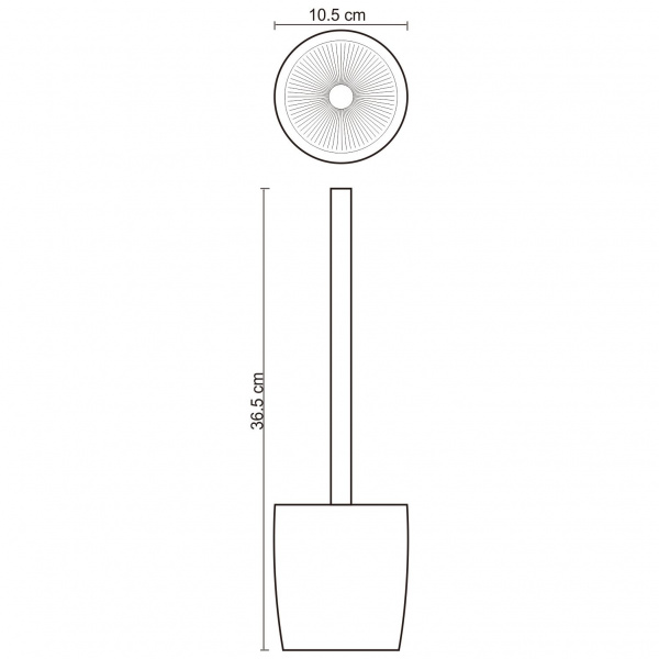 Щетка для унитаза WasserKRAFT K-4600, K-4627