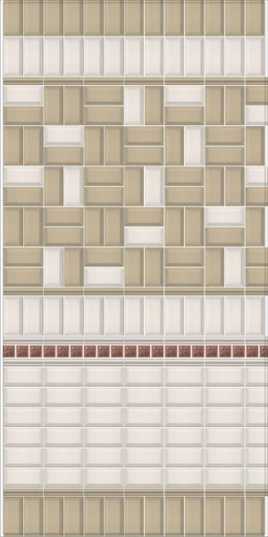Плитка настенная Kerama Marazzi Клемансо 7,4х15 серый грань 16053