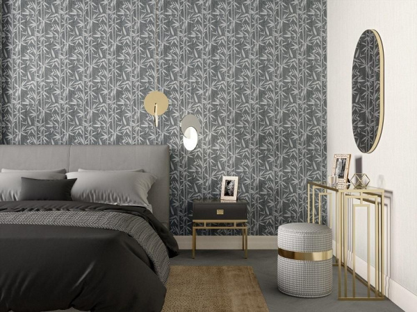 Обои виниловые Kerama Marazzi Бамбук база, бежевый светлый, KM5008
