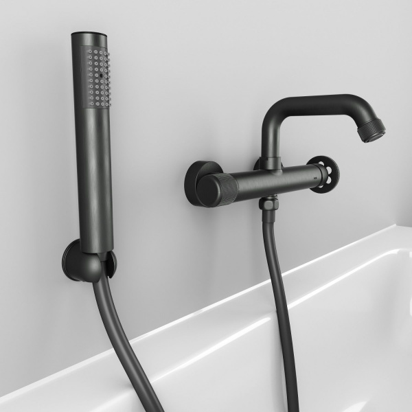 Смеситель для ванны IDDIS Grange, графит, GRAGMR2i02