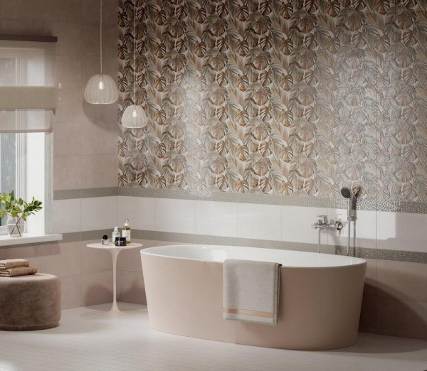 Декор Kerama Marazzi Левада мозаичный зеленый светлый глянц 25х40, MM6409