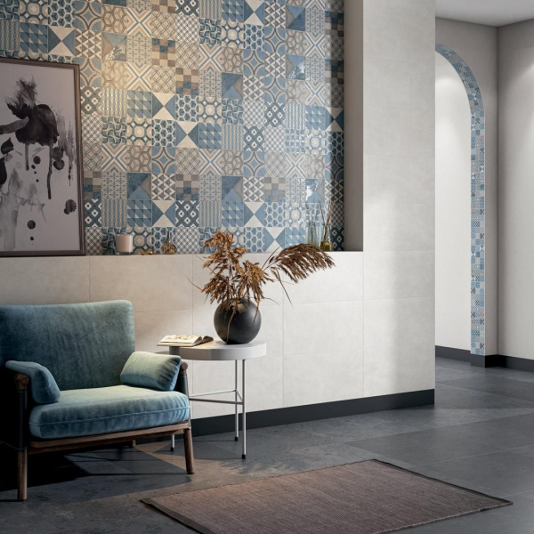 Керамическая плитка настенная Kerama Marazzi Онда структура серый светлый мат 30х60, 11217R
