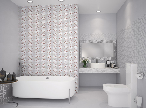 Керамическая плитка настенная Eletto Ceramica MALWIYA GREY FLORIS 24,2*70 1с, 506961101