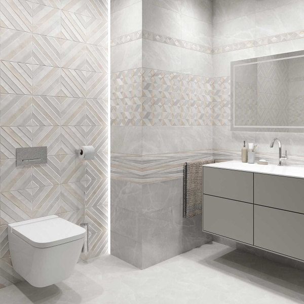 Бордюр Alma Ceramica Риволи / Rivoli 67*500, BWU53RVL014