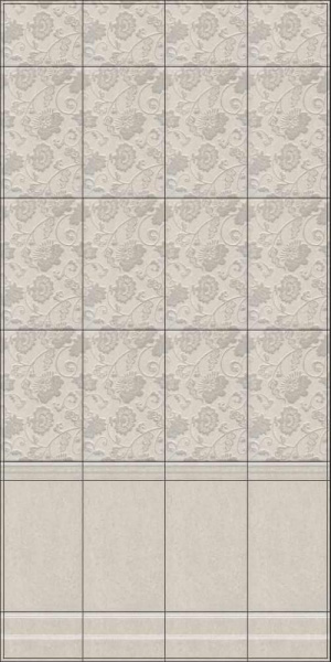 Плитка керамическая настенная Kerama Marazzi Сады Сабатини беж структура 25x40, 6392